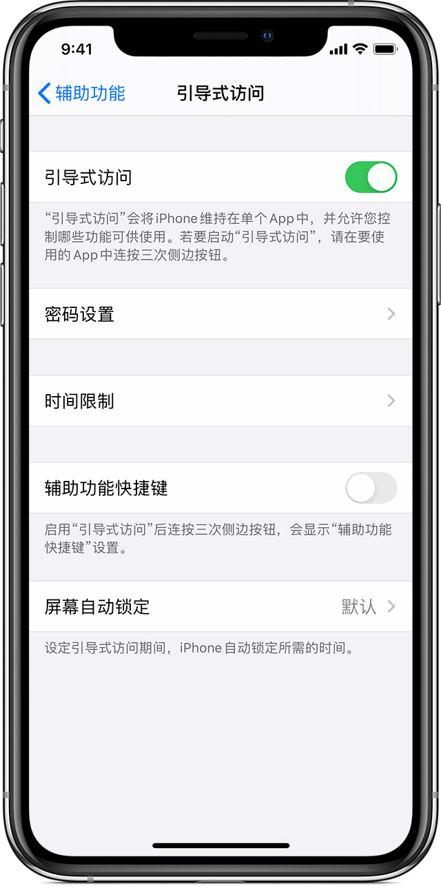 朝阳苹果手机维修分享如何在 iPhone 上退出引导式访问 