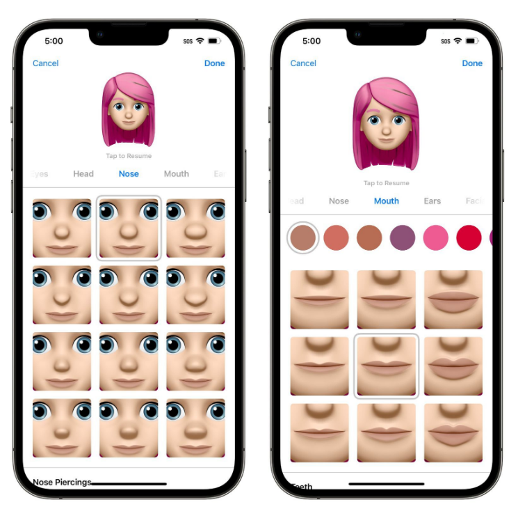 朝阳苹果手机维修分享​iOS 16中的拟我表情有了哪些变化和升级 
