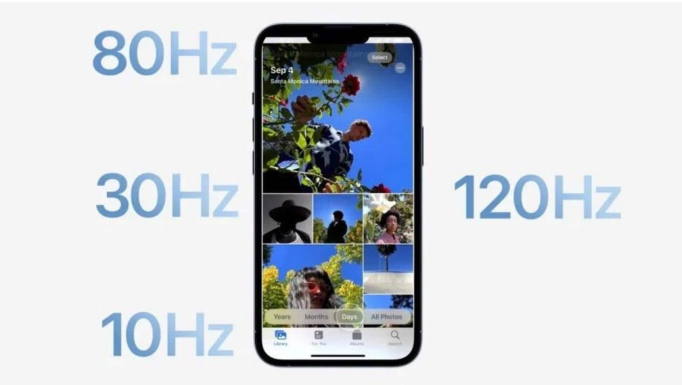 朝阳苹果14维修分享iPhone 14有高刷吗 
