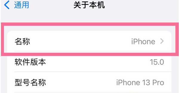 朝阳苹果13维修分享iPhone 13热点名字设置教程 