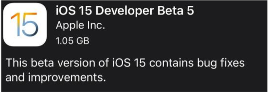 朝阳苹果手机维修分享如何升级到iOS15.0 beta5 